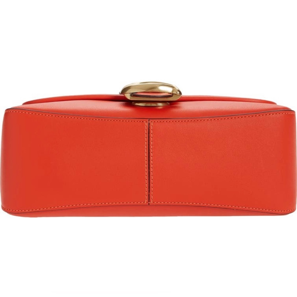SOLD!—Coach soft Tabby. Red orange color. - Picture 5 of 7
